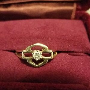 Harley Davidson gold ring